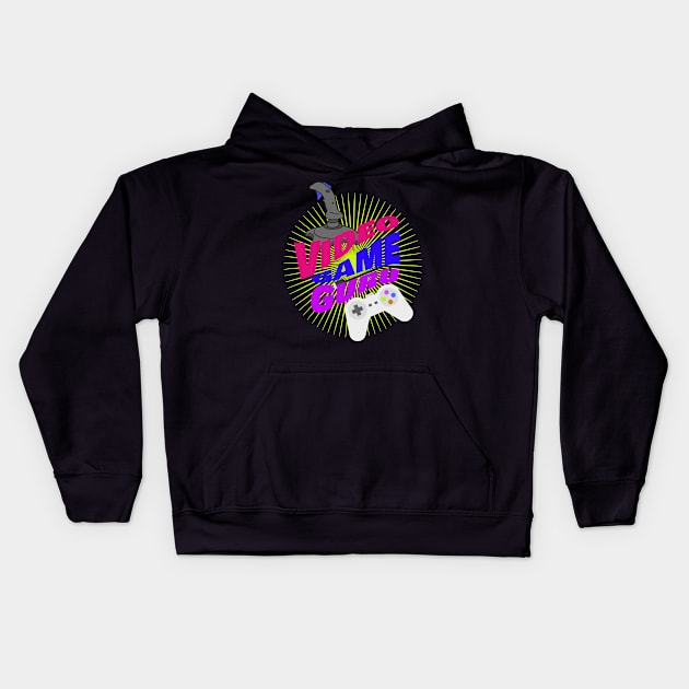 Video Game Guru Kids Hoodie by letnothingstopyou